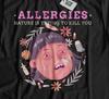 Unisex Funny Hay Fever Allergies T-Shirt Allergic Spring Season Gifts