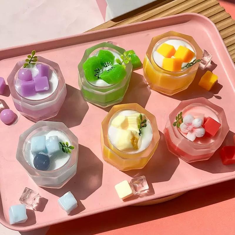 Transparent Milk Tea Cup Squishy Simulated Milk Tea Decompression Toys Desk Ornament Accessories Home Decor