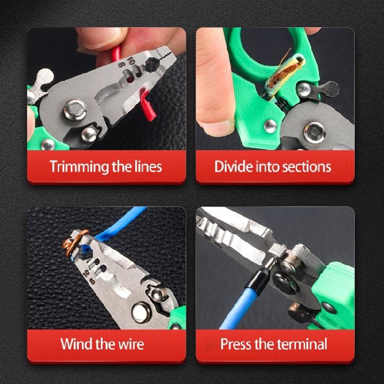 Mini Wire Stripper, Aluminum Wire Stripping Pliers,Fish Line Cutter
