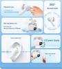 Invisible In-Ear Wireless Hearing Aids with Noise Reduction and Magnetic Charging for Young and Elderly