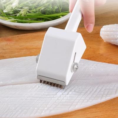 Faca de Camada Múltipla com Profundidade Ajustável Faca Cruzada Multiuso Ferramentas de Cozinha Domésticas Cortador de Couve-flor Chef Cortador de Flor de Lula