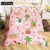 Cute Sloth Duvet Cover Set Sweetly Smiling Animal Decorative 3 Piece Bedding Set with 2 Pillow Shams Twin Full Queen King Size