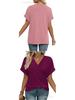Women's Summer V-Neck Batwing Sleeve Shirt 2026 Fashion