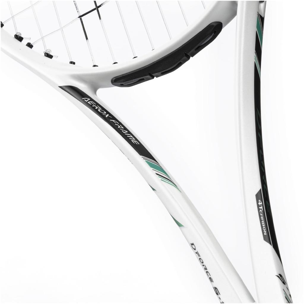 Mizuno Deeforce Tennis Racket 63JTN544 S-10 (Soft Tennis), Unisex, White/Jade Green, 0X,