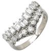 NON BRAND - diamondRing ring Pt900/diamond #9.5(JP Size) Array