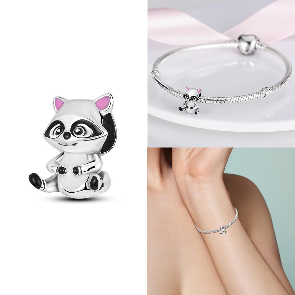 Exquisite Animal Firefly Blue Bow Dolphin Beads Fit Bracelet Charms Copper Original Jewelry Making Women Anniversary Gifts