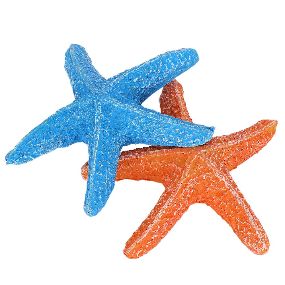 Aquarium Fischtanks Landschaftssimulation Künstliche Harz Seestern Ornamente Dekoration