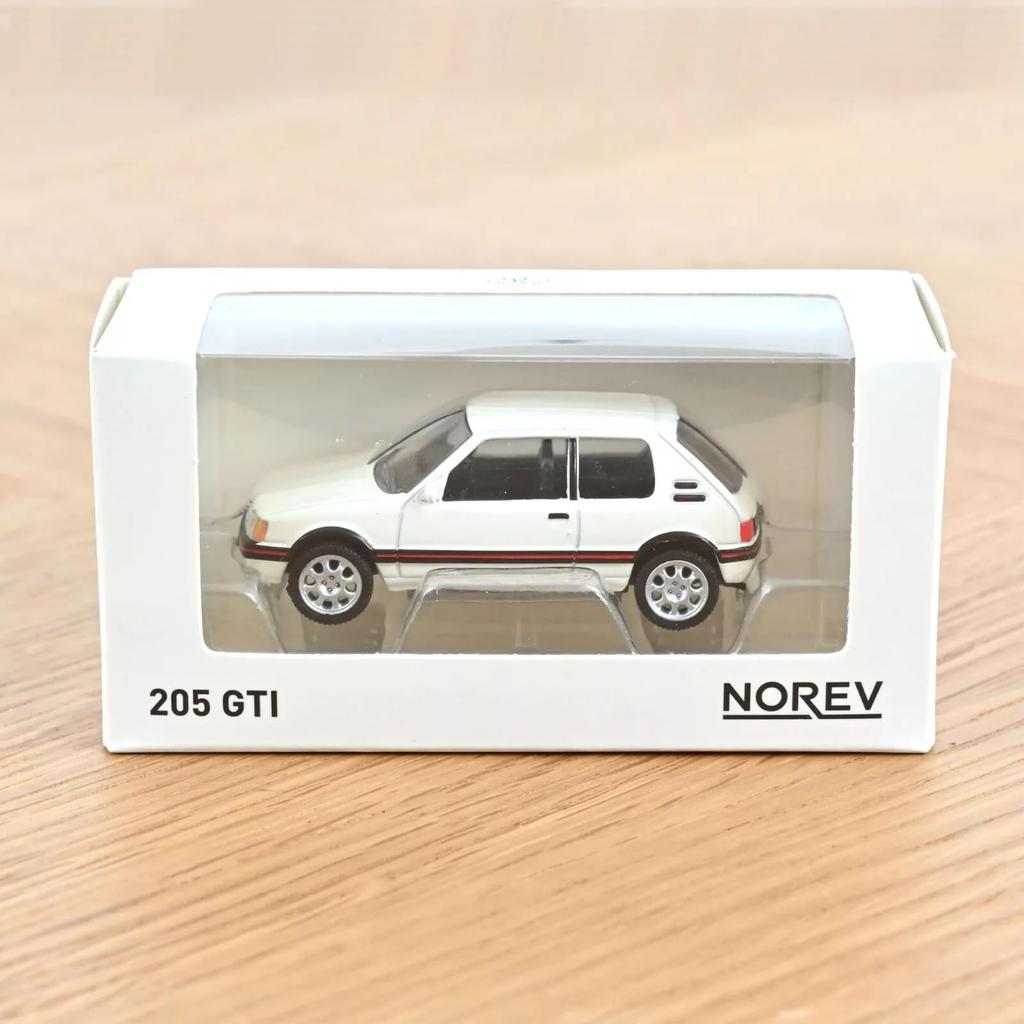 Norev Scale Peugeot 205 GTI 1988 White NOREV 205 GTI Diecast Car 1/54 Jet-Car [Used]