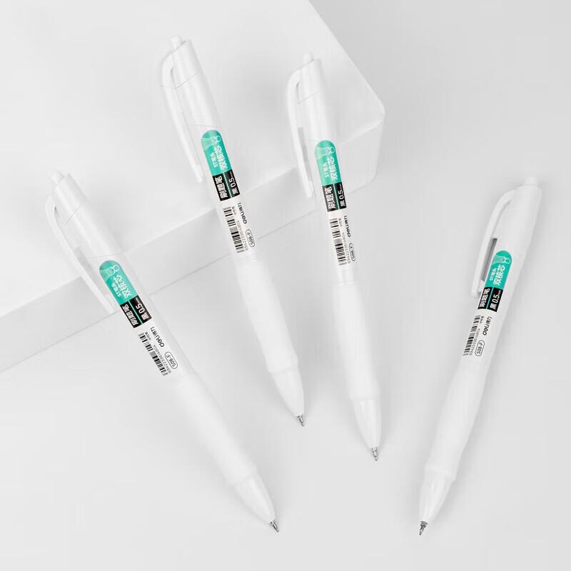 Deli S08 Retractable Gel Pen 0.5mm, 12-Pack