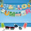 Summer Party Decorations Hello Summer Colorful Beach Pool Theme Banners Beach Decorations Garland for Holiday Party Supplies