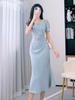 2026 Summer French-Style Women's Slimming Fishtail Dress