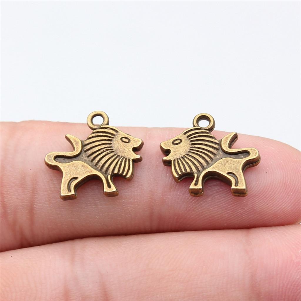 Charms Tiger Lion Wolf Pendants Kids' Jewelry Materials QC131