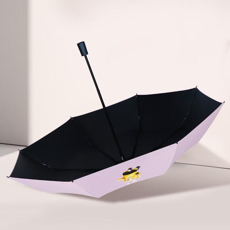 Red Leaf Automatic UV Protection Travel Umbrella