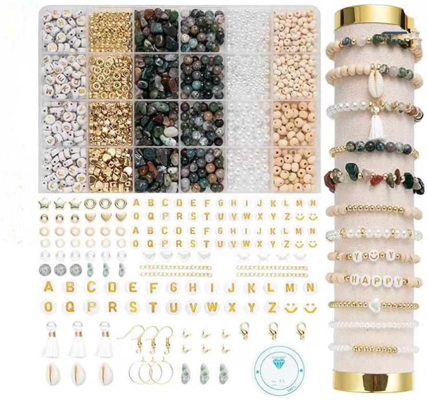 Amazonite Jewelry DIY Set: Fashion Beads for Bracelets & Necklaces