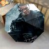 Terminator: Future Folding Umbrella Suitable for All Seasons Durable Sun Umbrella Three Folds Sun Umbrella