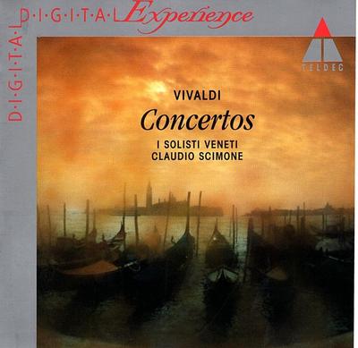 CD VIVALDI - I SOLISTI VENETI, CLAUDIO - Concertos 4509974042 TELDEC 1994 Germany Classical Used