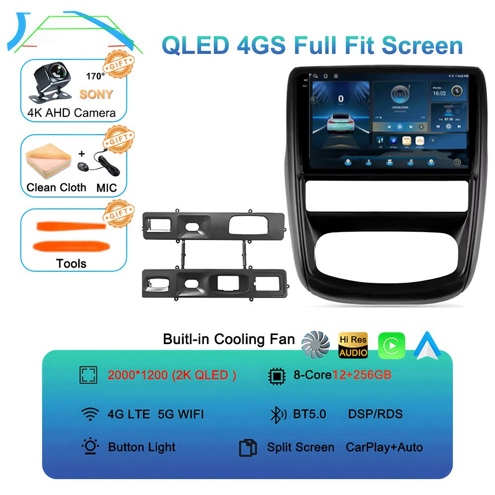 Android 14 Car Radio For Renault Duster 1 2010 - 2015 For Nissan terrano lll 3 2014 - 2022 Multimedia Video Player Navigation s