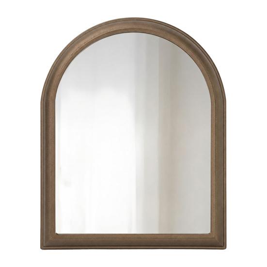 Indoor Halloween Ornament Light Up Ghost Mirror, Holding Candle on Spooky Gothic Interior Accents Decorations for Wall Table Mantel Room Home