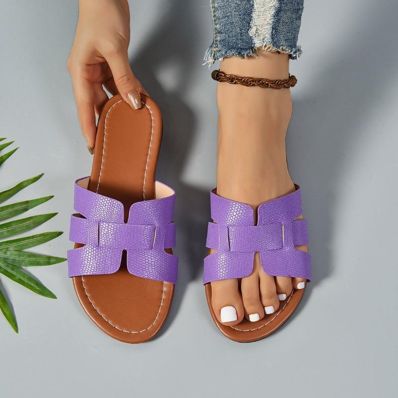 Móda Léto Nové Dámské Pantofle Ploché dno Neklouzavé Venkovní Otevřená špička Pláž Dámské Sandály Sexy Módní Design Skluzavky Dámské Boty