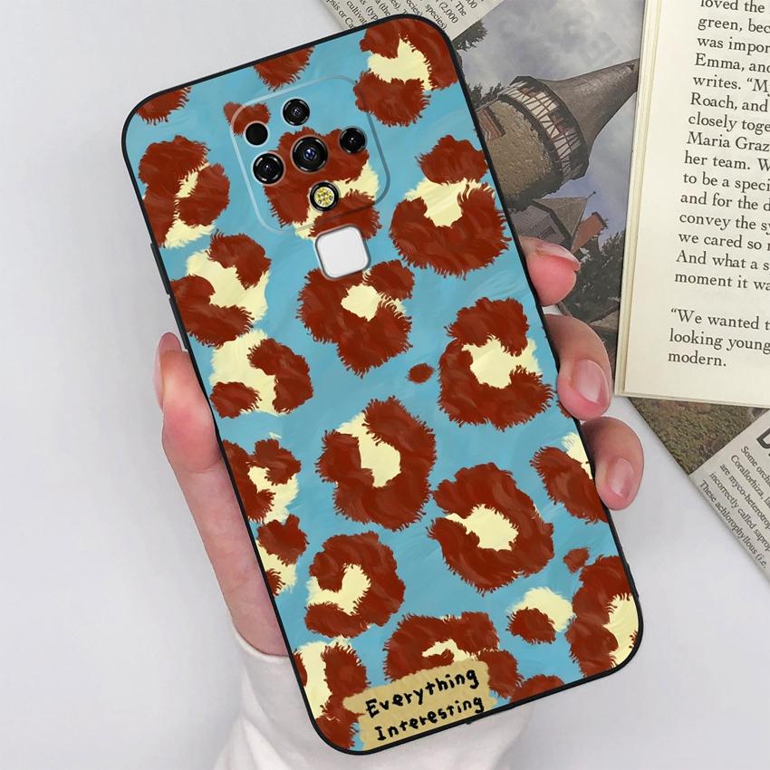 For Tecno Camon 16 17 19 Pro Premier 16S 17P 18P 18T 18i Phone Cover Fierce Cheetah Patterns Matte Silicone Soft Back Covers For Tecno Shockproof Case