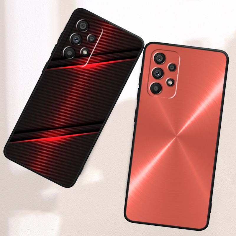 Art colored luminous pattern For Samsung A73 A72 A71 A55 A54 A53 A52 A51 A13 A22 A16 A15 A12 A14 A26 A07 5G Black Phone Case