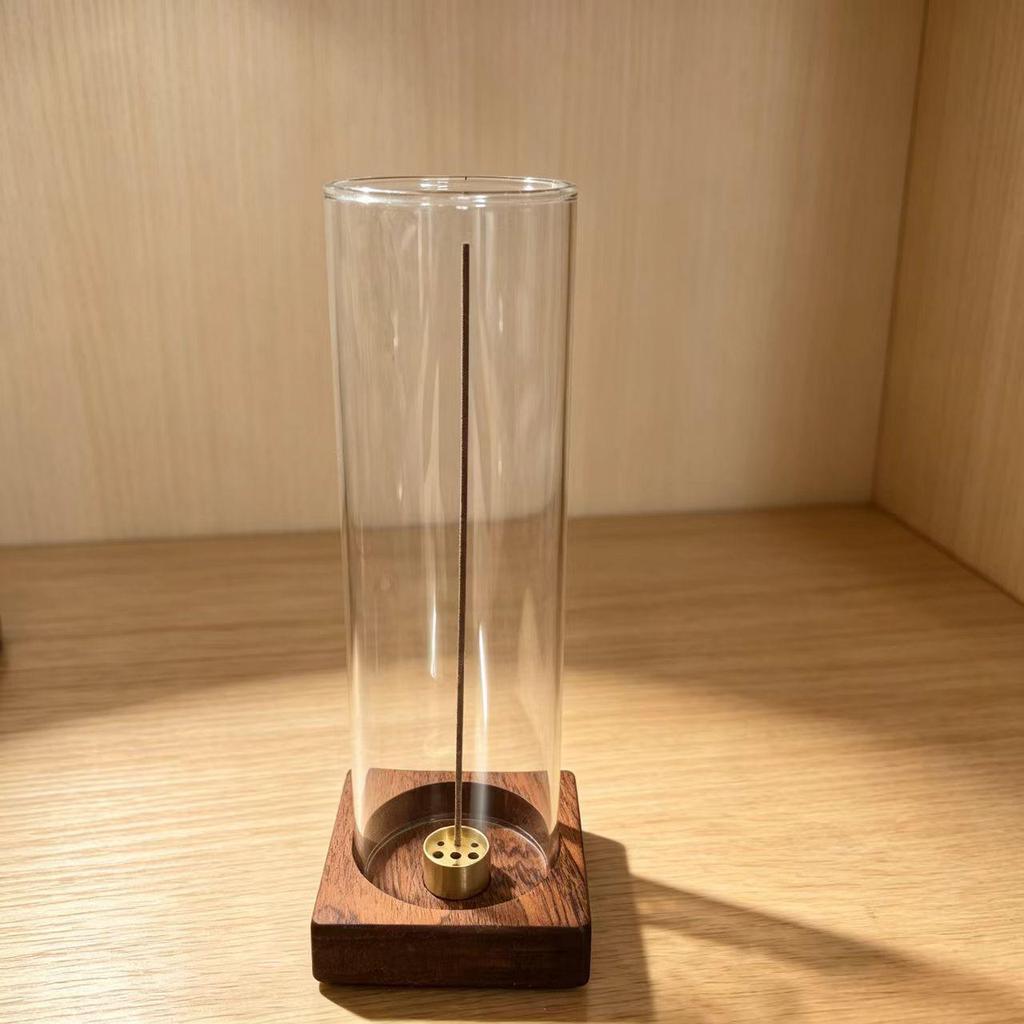 Sandalwood Incense Burner: Wooden Craft Christmas Gift for Indoors