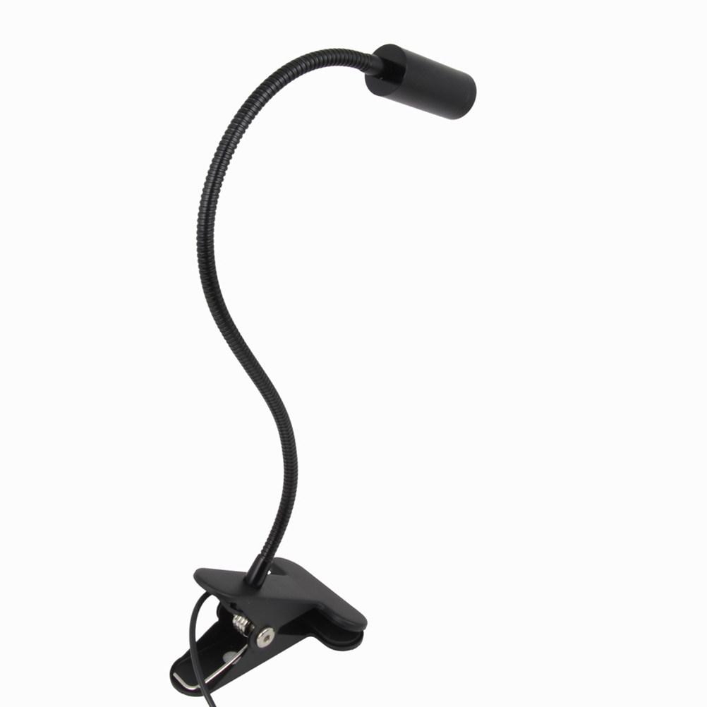 LED 3W Reading Light Clip Lamp Flexible Gooseneck Table Desk Workshop Eye Protection USB Powered Work Spotlight