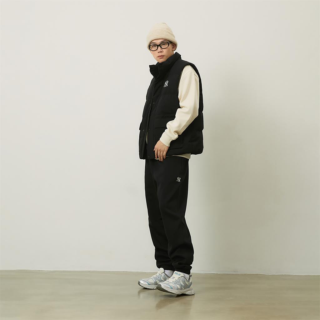 New MLB New York Yankees Basic Collection Down Vest Unisex Black 3ADVB0146-50BKS
