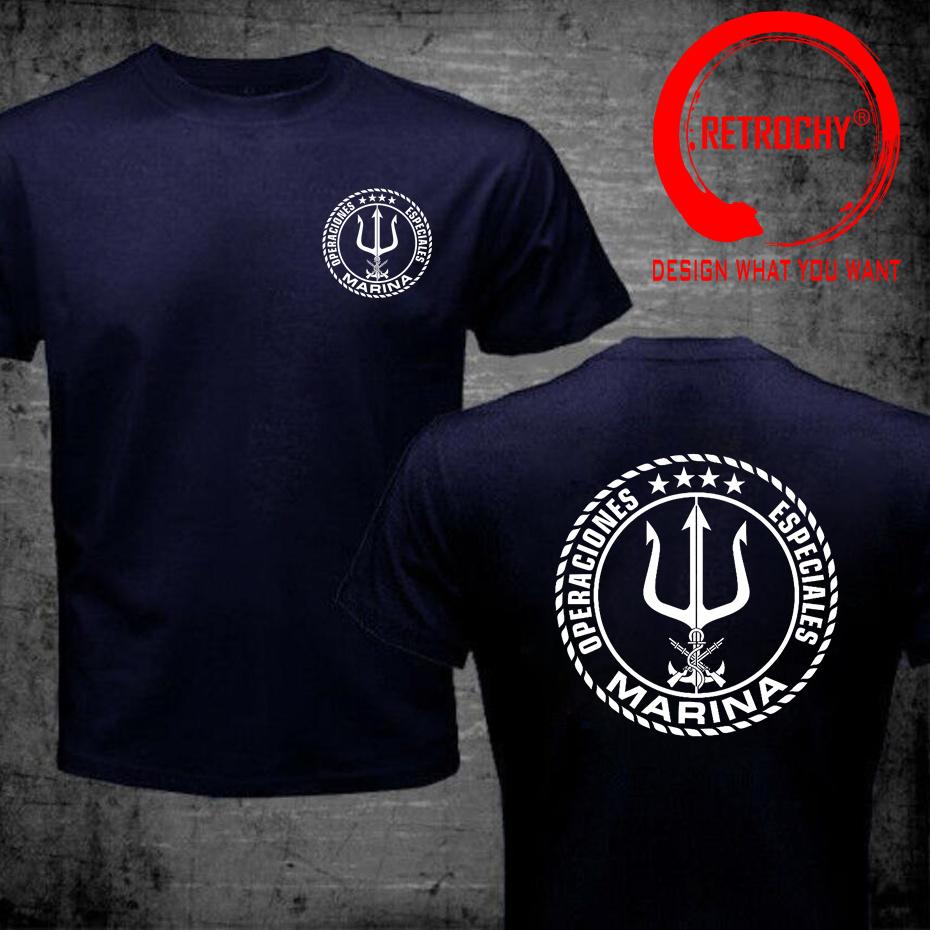 Funny Mexician Marines T Shirt Military Army Mexico Marina Special Operations Forces Operaciones Especiales TShirt Male TShirt