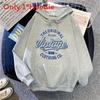 Sweat à capuche surdimensionné d'hiver pour femme avec motif imprimé, polaire épaisse, confort décontracté