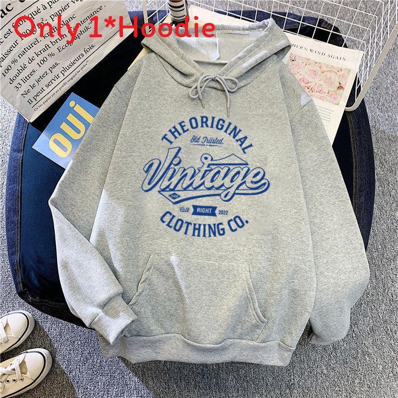 Sweat à capuche surdimensionné d'hiver pour femme avec motif imprimé, polaire épaisse, confort décontracté