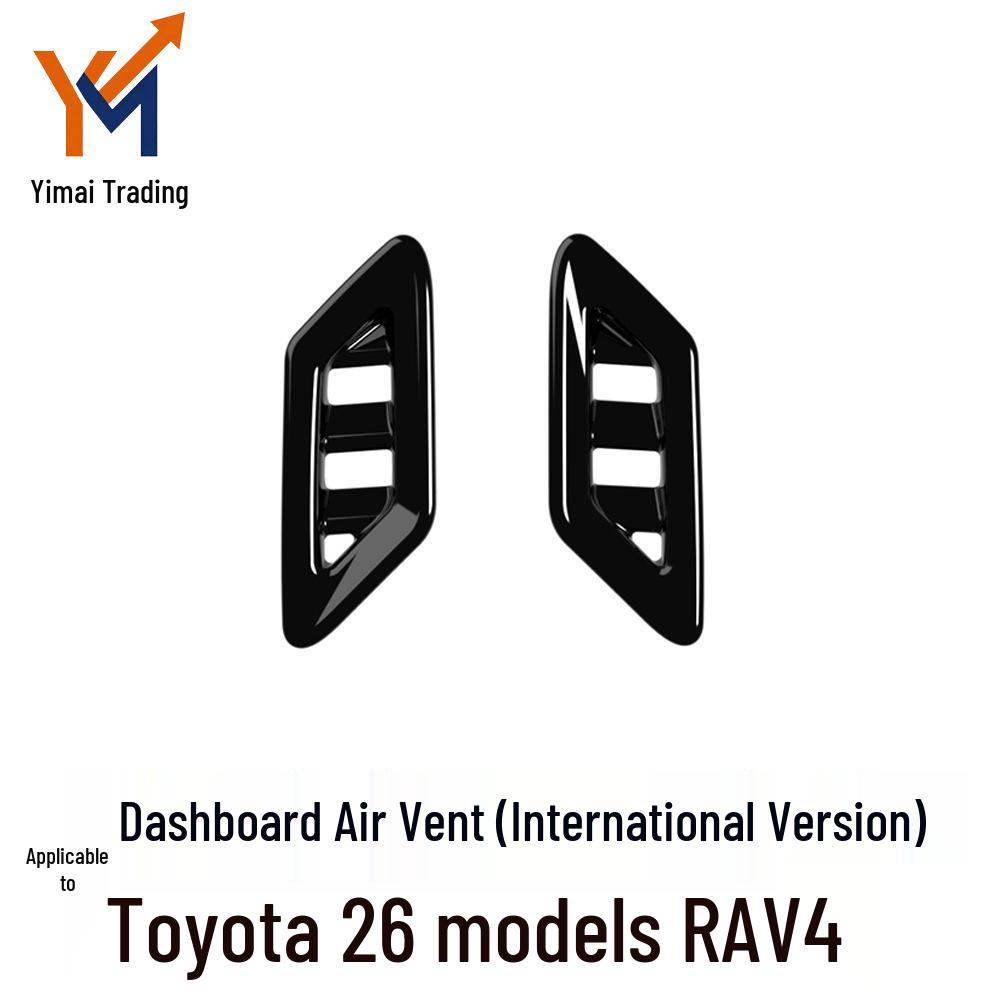 

Toyota RAV4 Dashboard Air Vent Frames - Fits 26 Models, Left & Right, Special Overseas Interior Decor