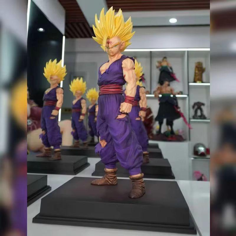 45cm Anime Dragon Ball Figure Son Gohan Action Figures Gohan Figurine Pvc Doll Decoration Statue Collection Model Toys Gifts