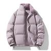 Men's Winter Stand Collar Down Jacket - 90% Down, Thickened, Warm, Trendy Design for Couples