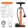 WEST BIKING Bicycle Air Pump With Gauge 160PSI High Pressure Tire Inflator Schrader Presta Cycling Pump MTB Road Bike Floor Pump