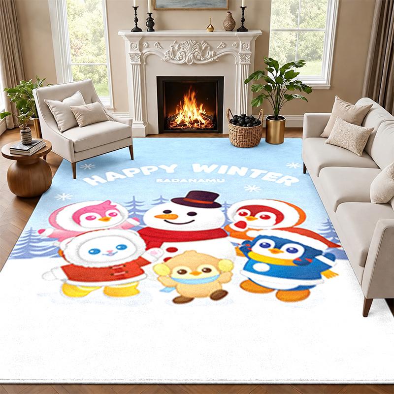 Badanamu Carpet Door Mat for Living Room or Bedroom Protective Mat Under Chair Office Decoration Christmas Gift Birthday Present