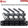 HuiDu MA-08 Wireless 1-to-8 Conference Mic: Gooseneck, Handheld, Headset Options