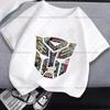 Transformers Kid Clothes Girl Boy Summer TShirt Baby Combination Tees Shirts Kawaii Kid Casual Clothes Girl Boys Harajuku Tops