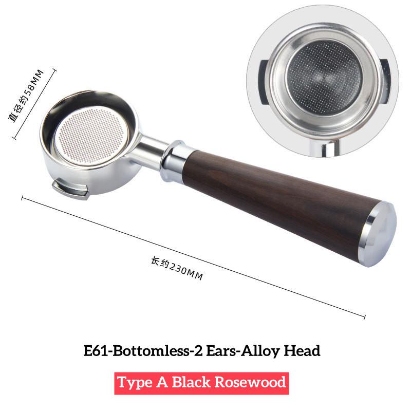 E61 Group head 58mm Filter Holder For Expobar FAEMA RANCILIO LACIMBALI Coffee Machine Spout Bottomless Portafilter Coffee Maker