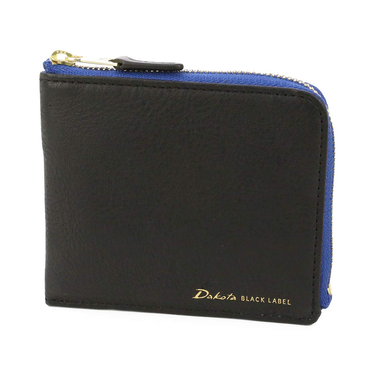 

Black Wallet Zipper Genuine Leather Recente 0627505 Black [Dakota Label] L-shaped Men s BL-627505-10 чорний