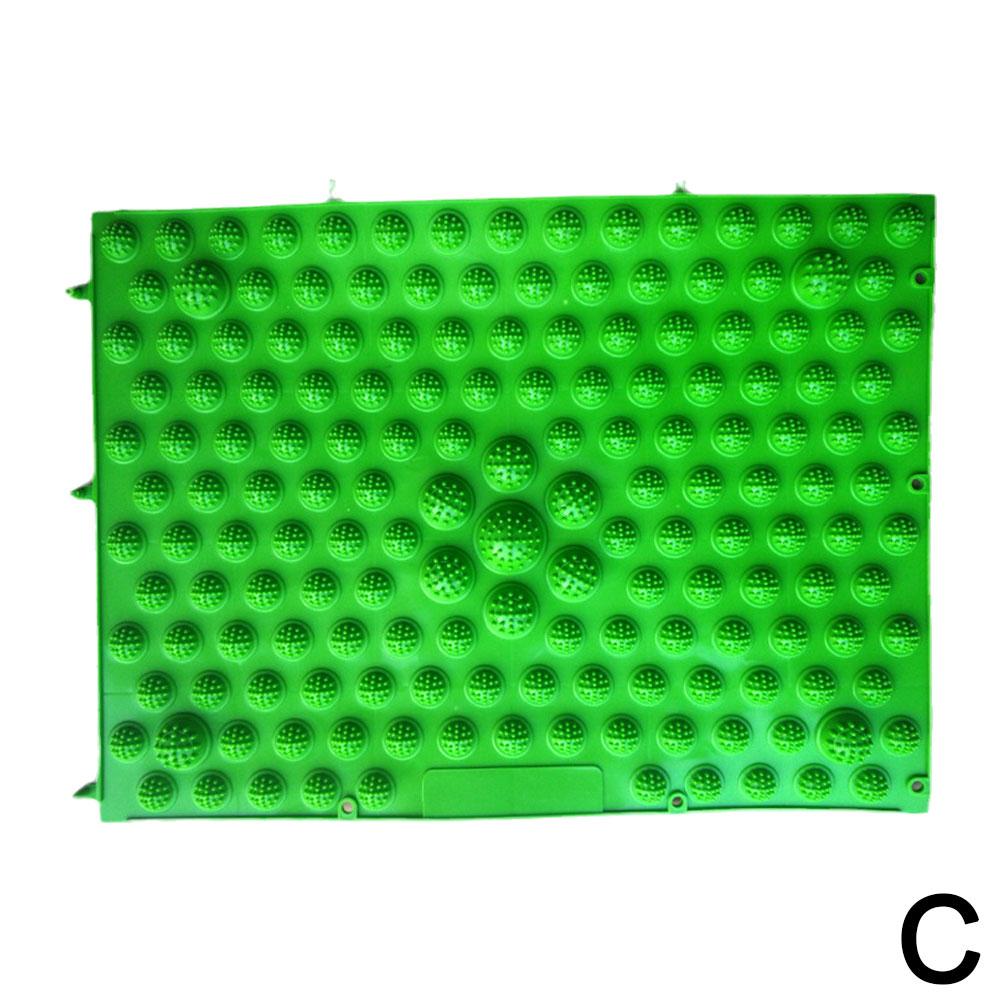 Массажный коврик для ухода за ногами, акупунктурная терапия, носок 25x30 см, пресс для пальцев, циркуляция ног, Blo G7S0 green-1pcs