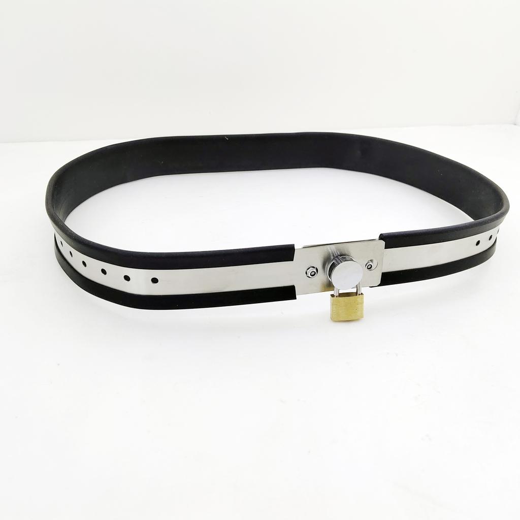 Male T-Type Stainless Steel Chastity Belt BDSM Bondage Metal Underwear Adult Games Sex Toys for Men Chastity Lock Erotic