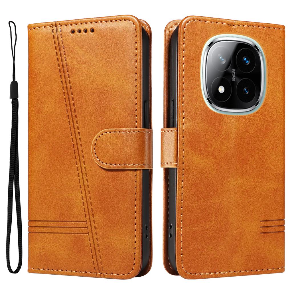 עבור Xiaomi Redmi Note 14 Pro+ 5G/Note 14 Pro 5G/Poco X7 5G נרתיק ארנק מתקפל קווי T כיסוי טלפון עור