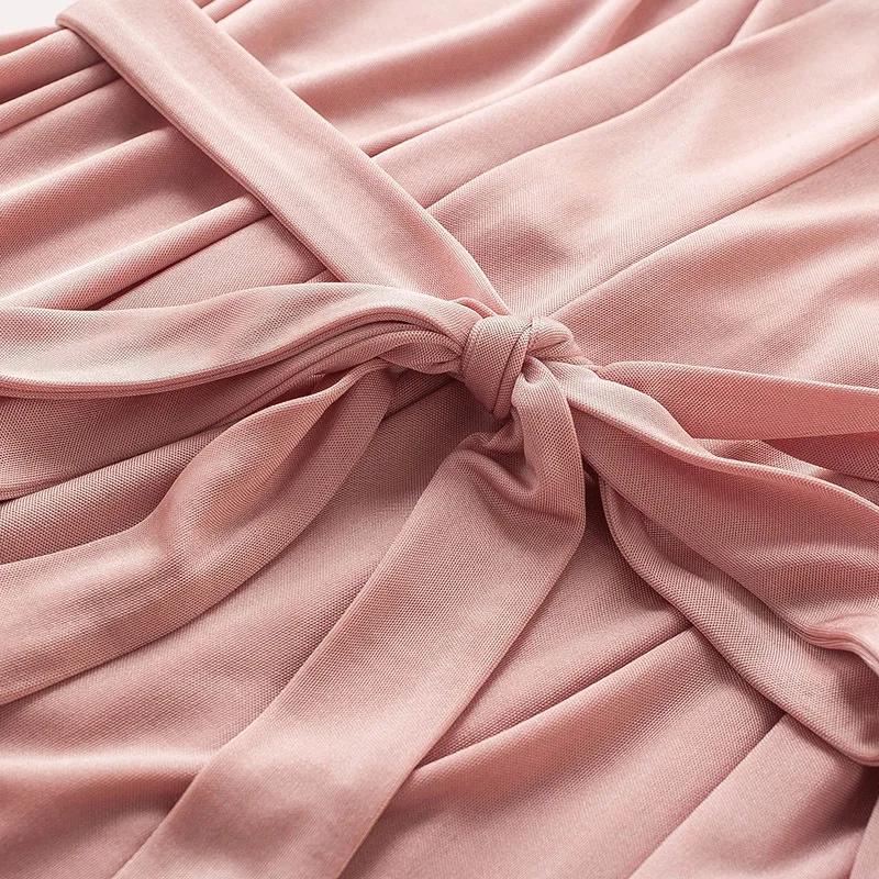 Damen-Nachthemd aus Maulbeerseide für alle Jahreszeiten, bequem, lang, V-Ausschnitt, Schnürung, Pelz, sexy Seidenpyjama für die Dame