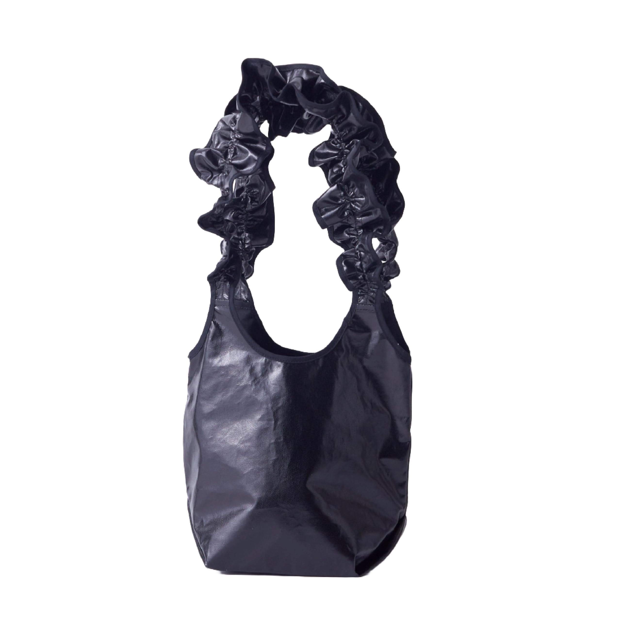 Eloise LOVE Leather Mini Shoulder Bag, Women s, Black