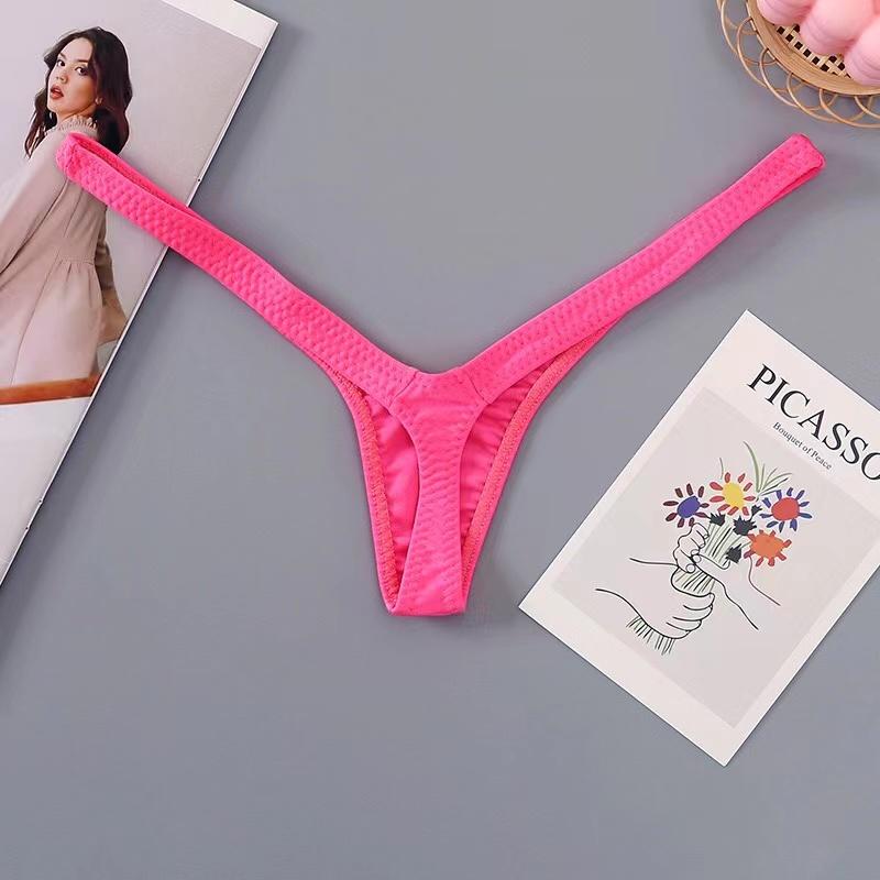 Neue Deep V String Damen Atmungsaktive Linie Sexy Hot Waist Mini Slips Bikini Unterteil Strings Damen Slip Damen Unterwäsche