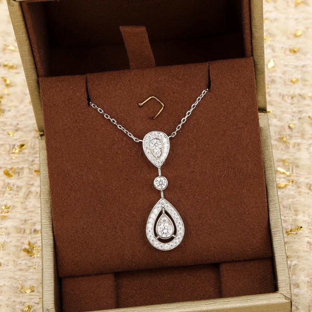 

Musla Design Vintage Women s Necklace Luxury Jewelry for Women Gift Water Drop Pendant Fashion Lady Party Chain Necklaces