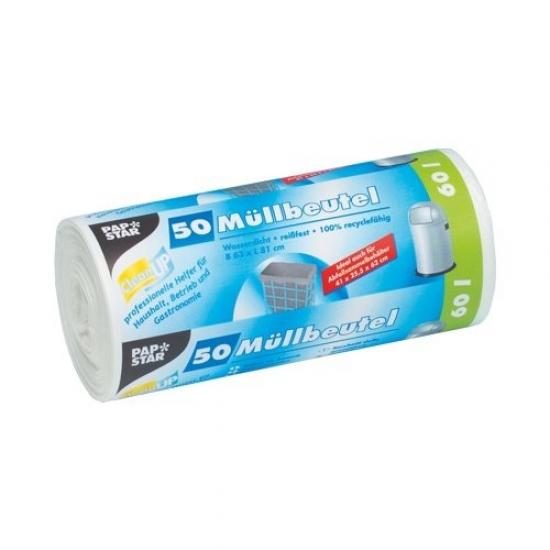 Sacs Poubelle Haute Densité 45 Gallons - 16 Microns, 40x48 Pouces, Lot De 250 - SunnyCare