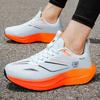 Refreshing and Breathable Mesh Shoes Low-top Lightweight Shock-absorbing and Rebound Sports Running Shoes Real Explosive Carbon Board Running Shoes