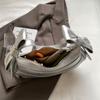 Spring/Summer New Ballet French Cute Solid Color Bow Crescent Bag